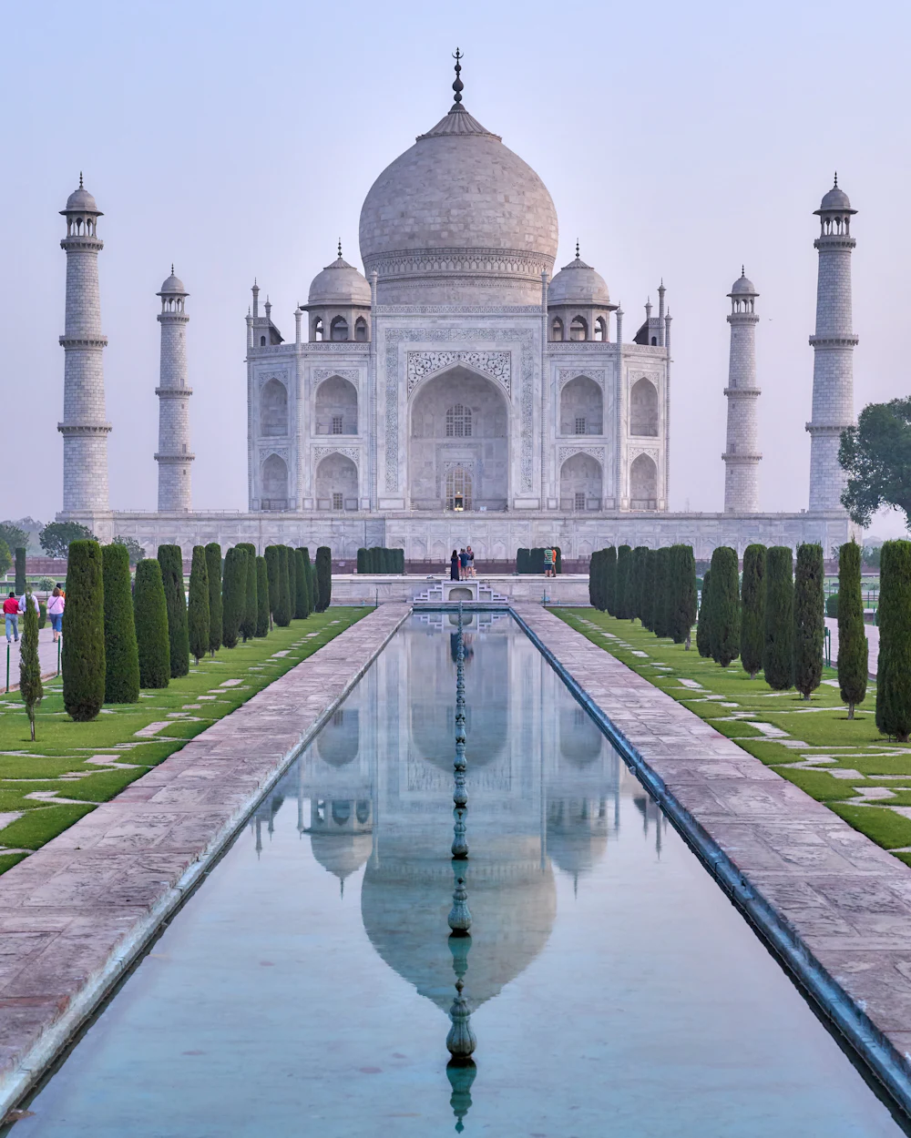Heritage monument at dawn on a tourism shoot