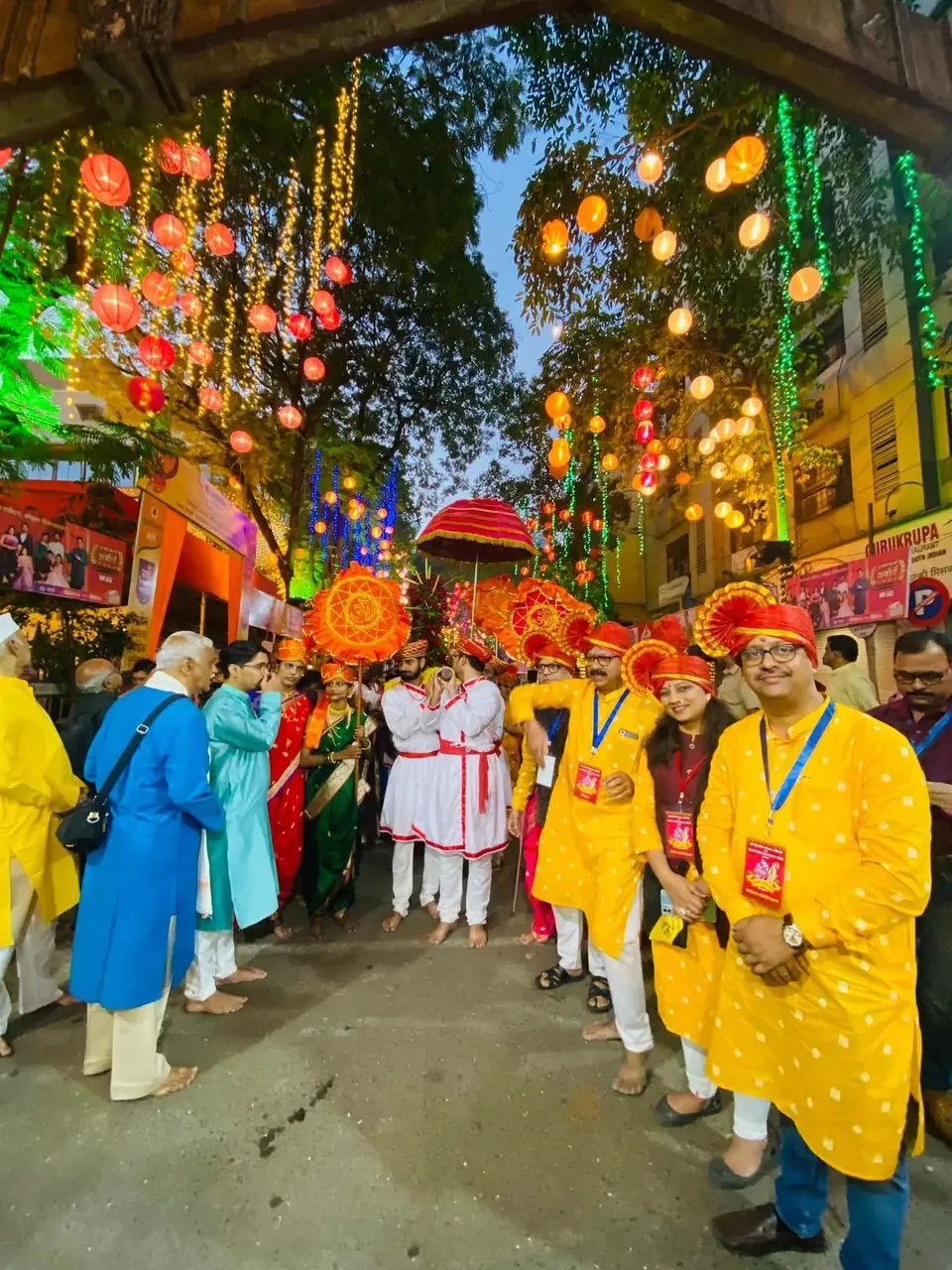 Hindu Nav Varsha procession through Dombivli